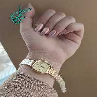 خرید ساعت زنانه مارک الینا صفحه مربعی ساده و شیک رنگ ثابت دارای رنگبندی کد 1922054 - ردگل