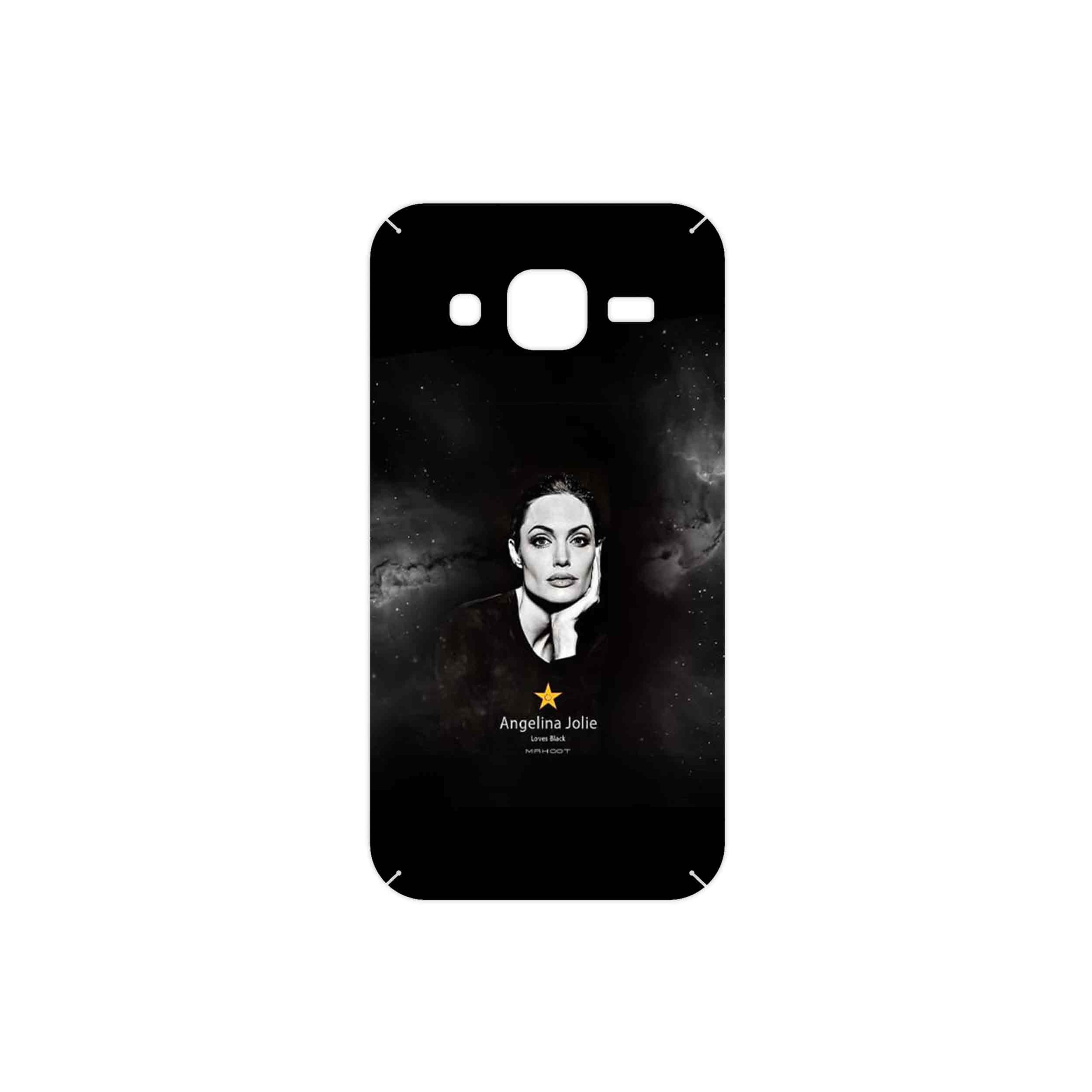 برچسب پوششی ماهوت مدل Angelina Jolie مناسب برای گوشی موبایل سامسونگ Galaxy Core Prime