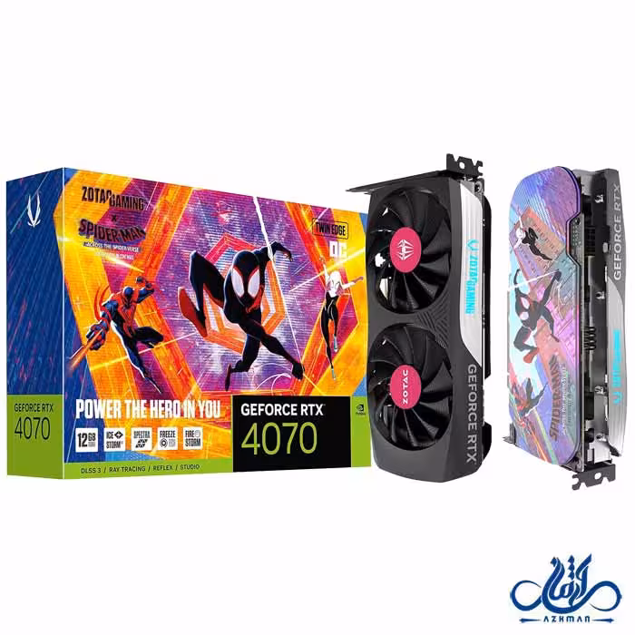 کارت گرافیک زوتک VGA GAMING RTX 4070 Twin Edge OC Spider-Man 12G