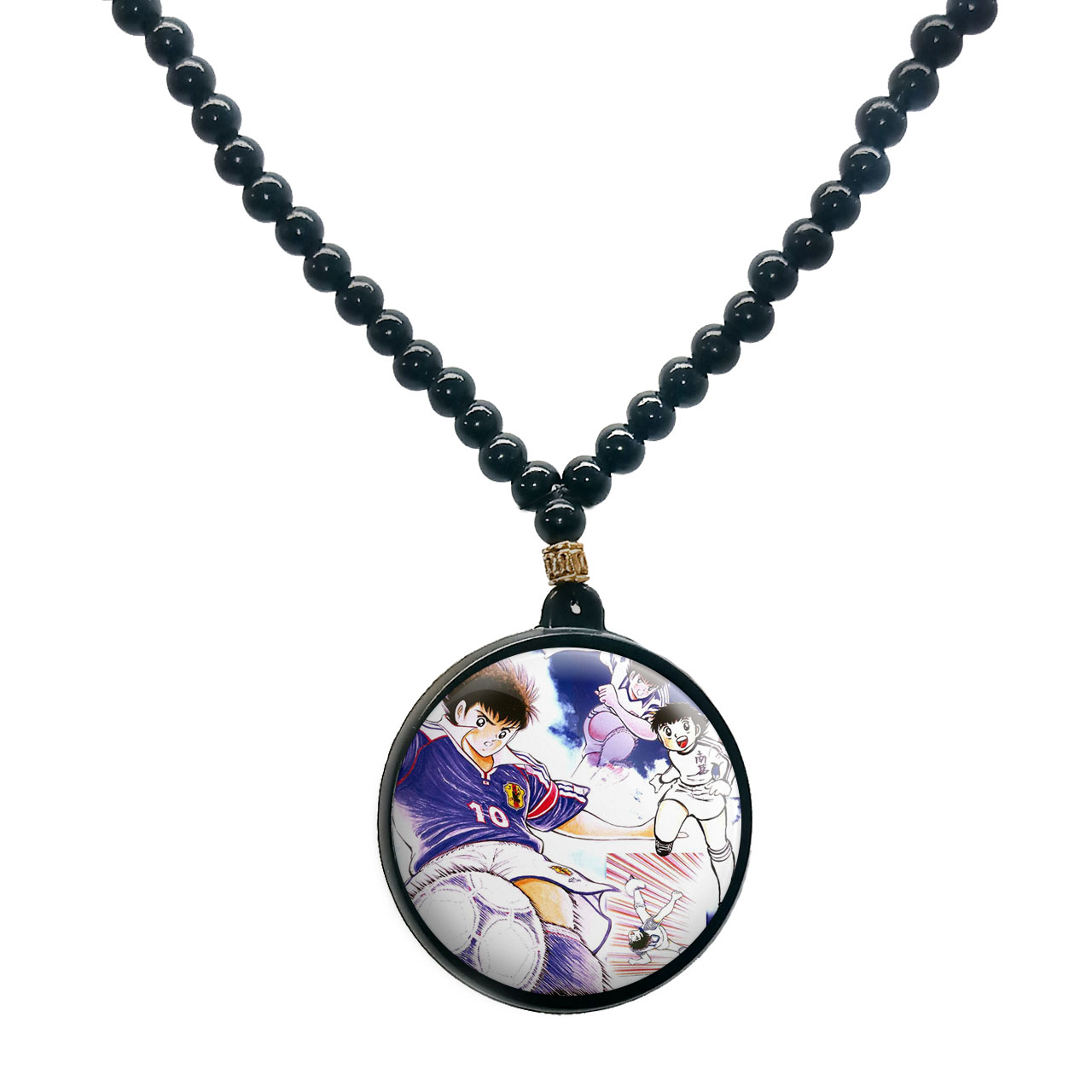 گردنبند پرمانه طرح فوتبالیست ها کد pmd.22320 مدل دو طرفه
