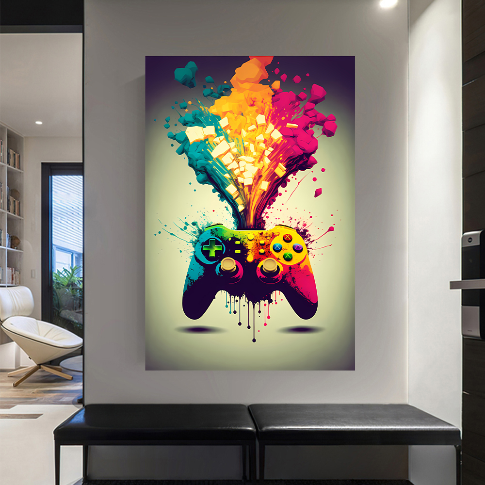 تابلو شاسی مدل گیمینگ کد 01 | دنیای قاب