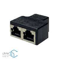 برل شبکه ونتولینک Cat6 SFTP یک به دو مشکی