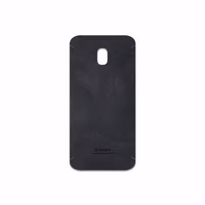 برچسب پوششی ماهوت مدل Graphite Buffalo Leather مناسب برای گوشی موبایل سامسونگ Galaxy J7 Pro