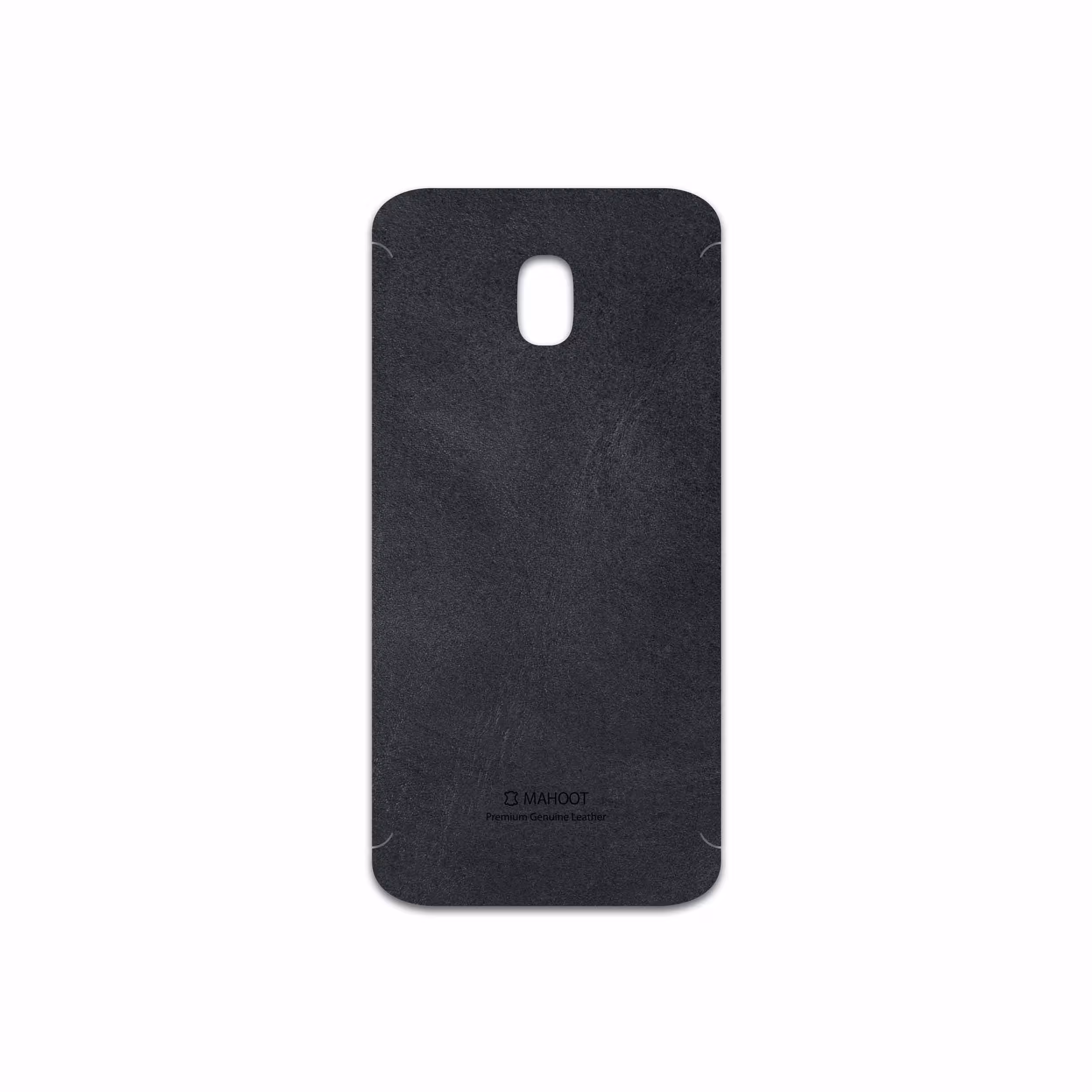 برچسب پوششی ماهوت مدل Graphite Buffalo Leather مناسب برای گوشی موبایل سامسونگ Galaxy J7 Pro