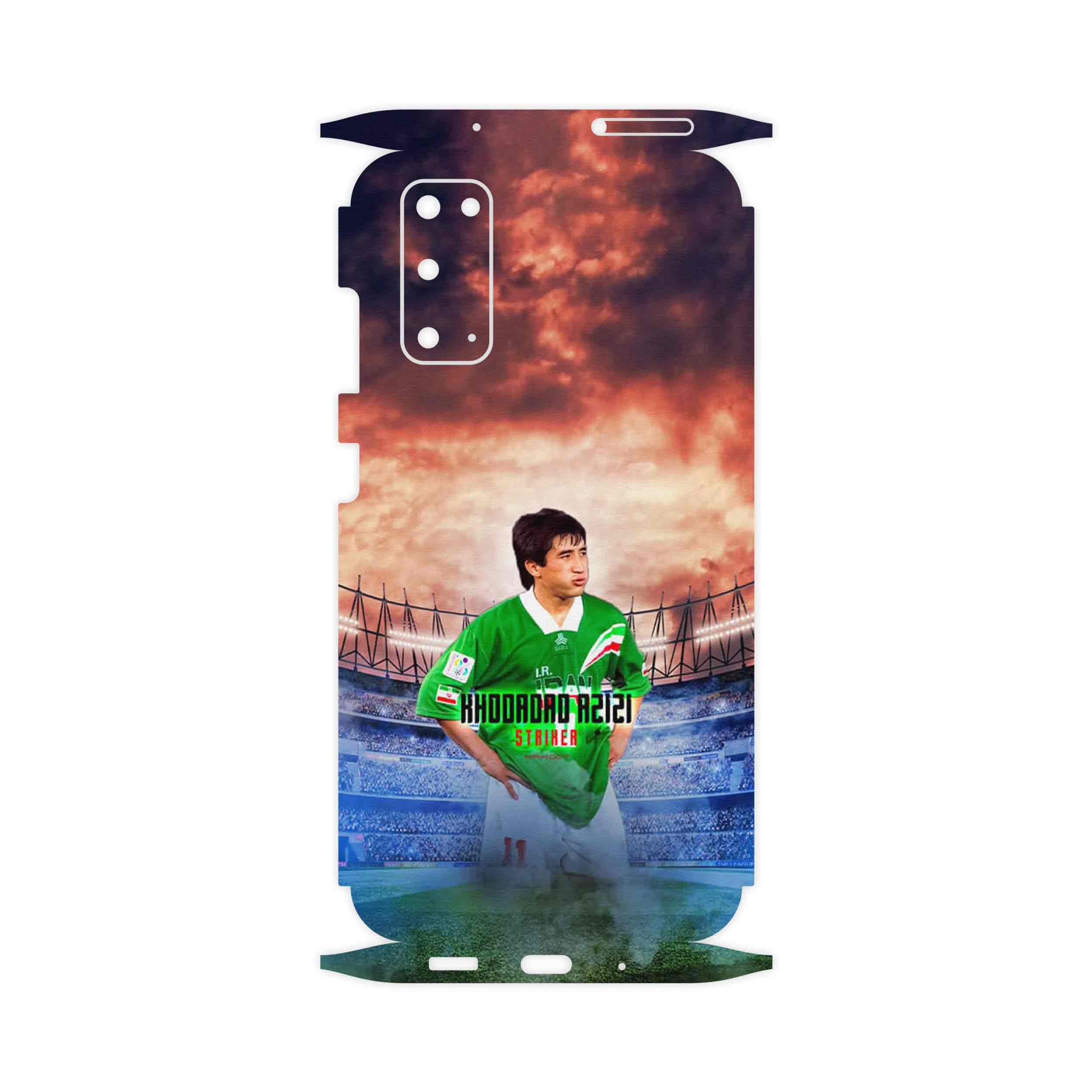 برچسب پوششی ماهوت مدل Khodadad Azizi-FullSkin مناسب برای گوشی موبایل سامسونگ Galaxy S20