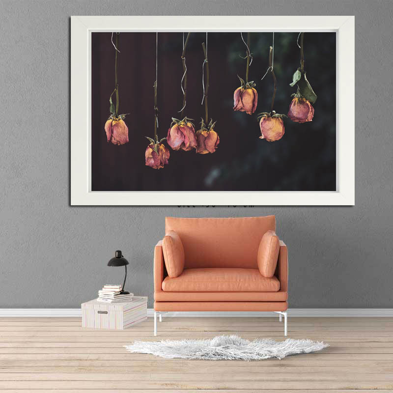 تابلو طرح گل رز مدل 23