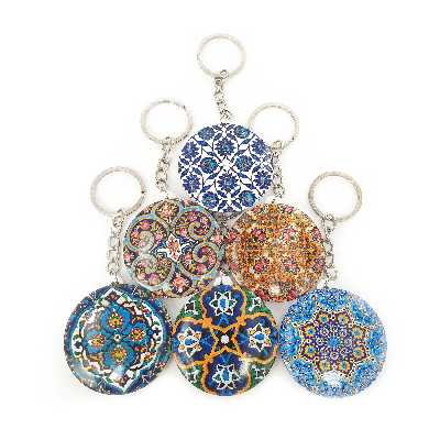 جاکلیدی خندالو طرح کاشی کد 97A مجموعه 6 عددی