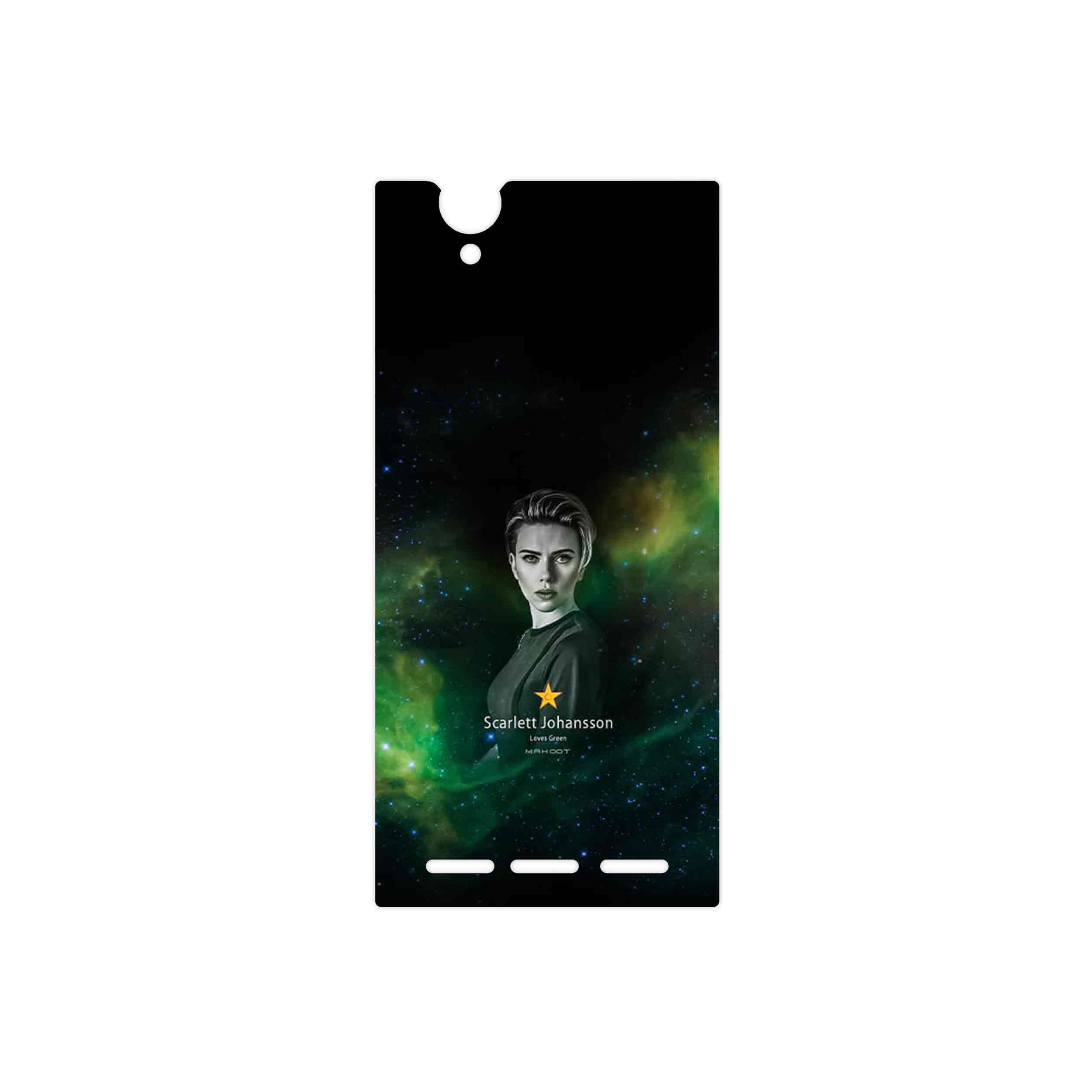 برچسب پوششی ماهوت مدل Scarlett Johansson مناسب برای گوشی موبایل سونی Xperia T2 Ultra