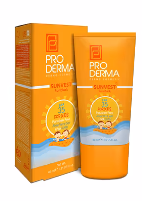 کرم ضد آفتاب مخصوص کودکان پرودرما SPF35