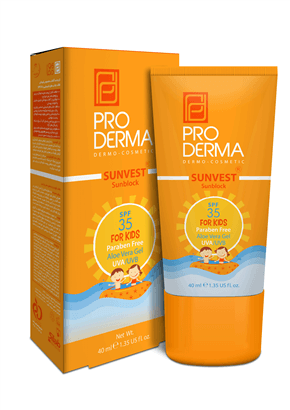 کرم ضد آفتاب مخصوص کودکان پرودرما SPF35