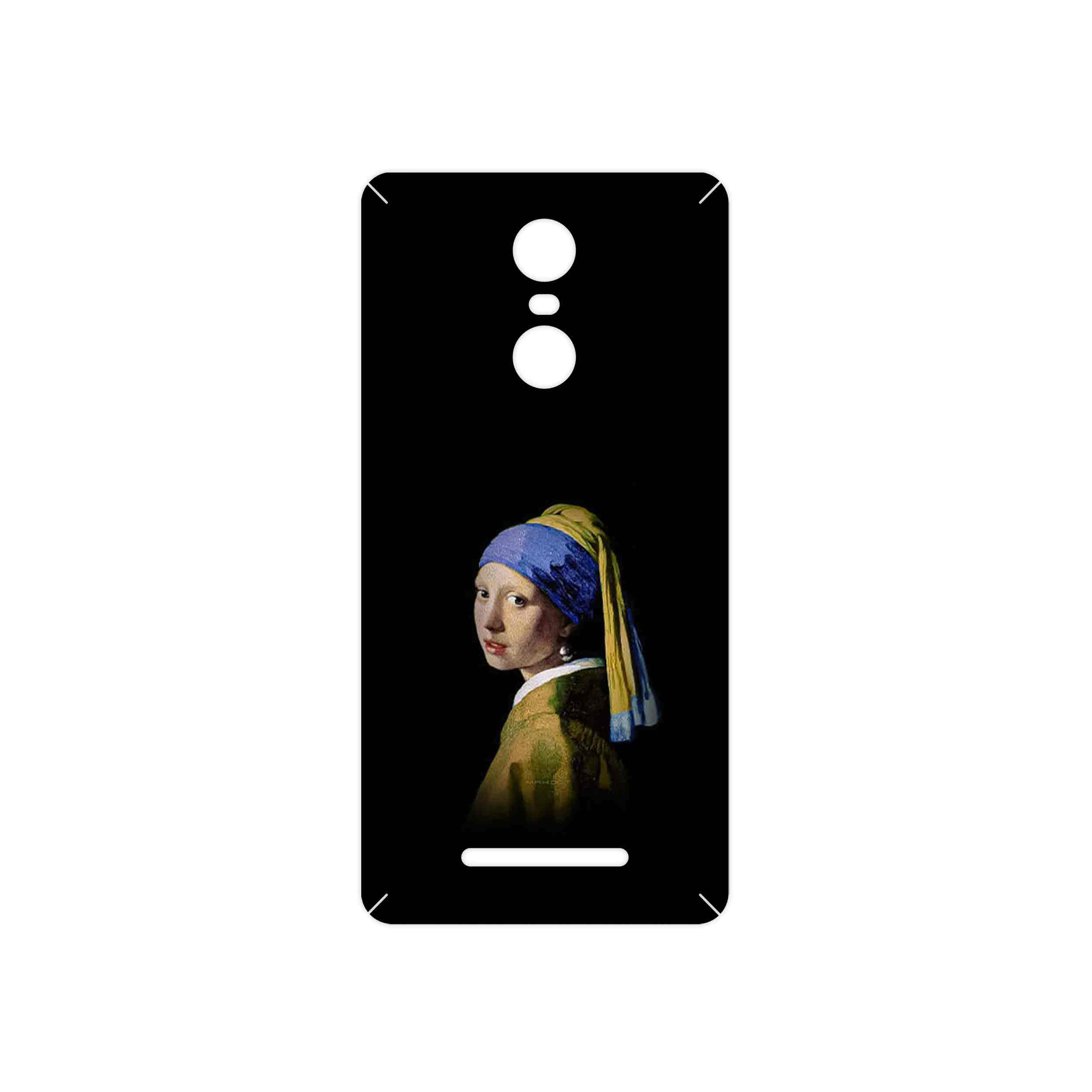 برچسب پوششی ماهوت مدل Girl with a Pearl Earring of Vermeer مناسب برای گوشی موبایل شیائومی Redmi Note 3