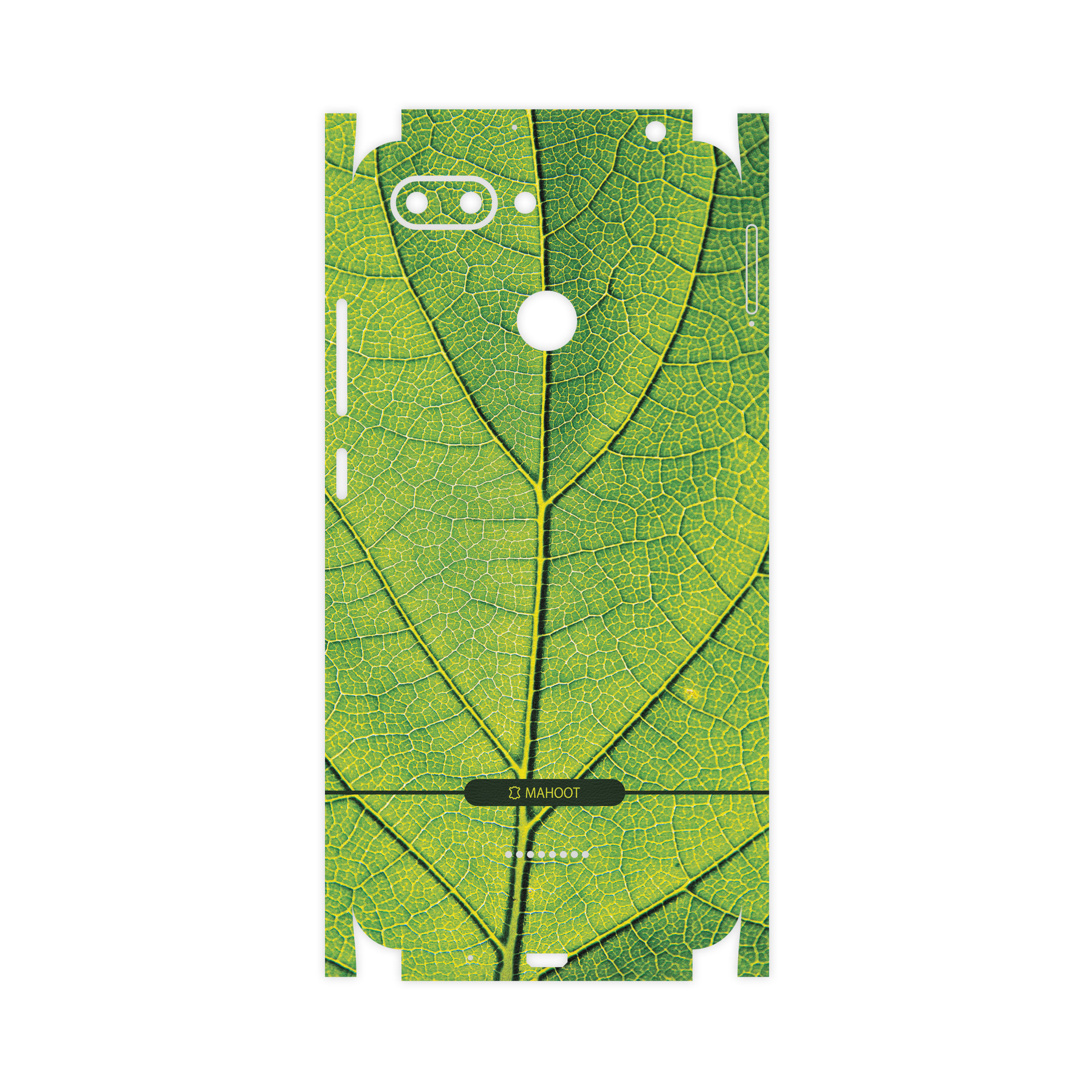 برچسب پوششی ماهوت مدل Leaf-Texture-FullSkin مناسب برای گوشی موبایل شیائومی Redmi 6