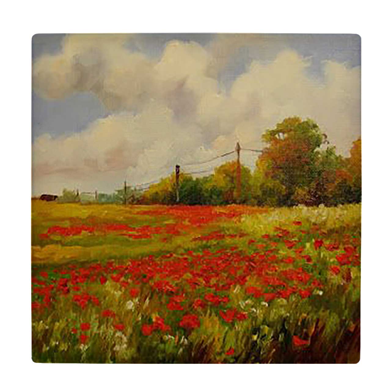  کاشی کارنیلا طرح دشت گل کد wkk997