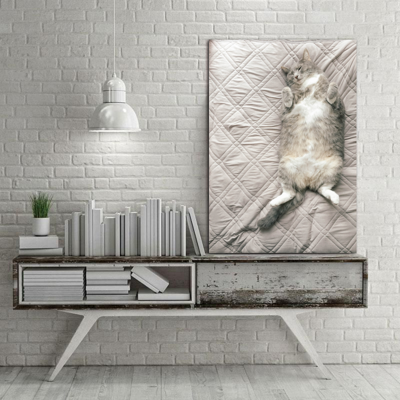 تابلو شاسی طرح حیوانات مدل گربه کد 776