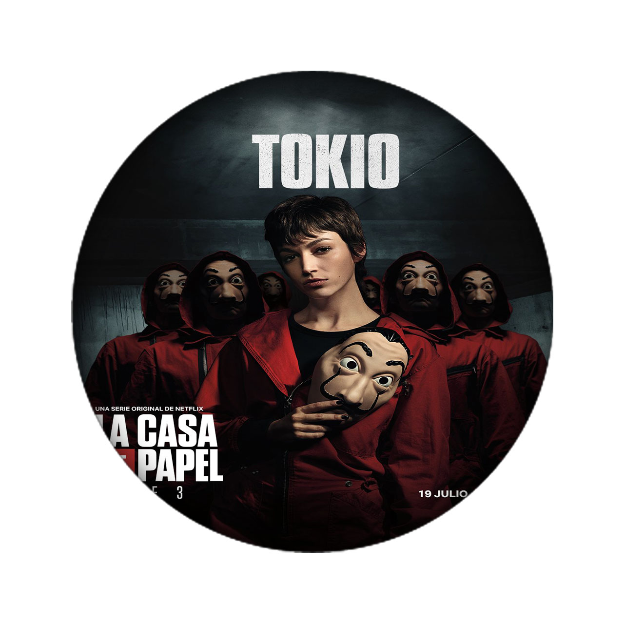 زیر لیوانی مدل Money Heist کد 2107