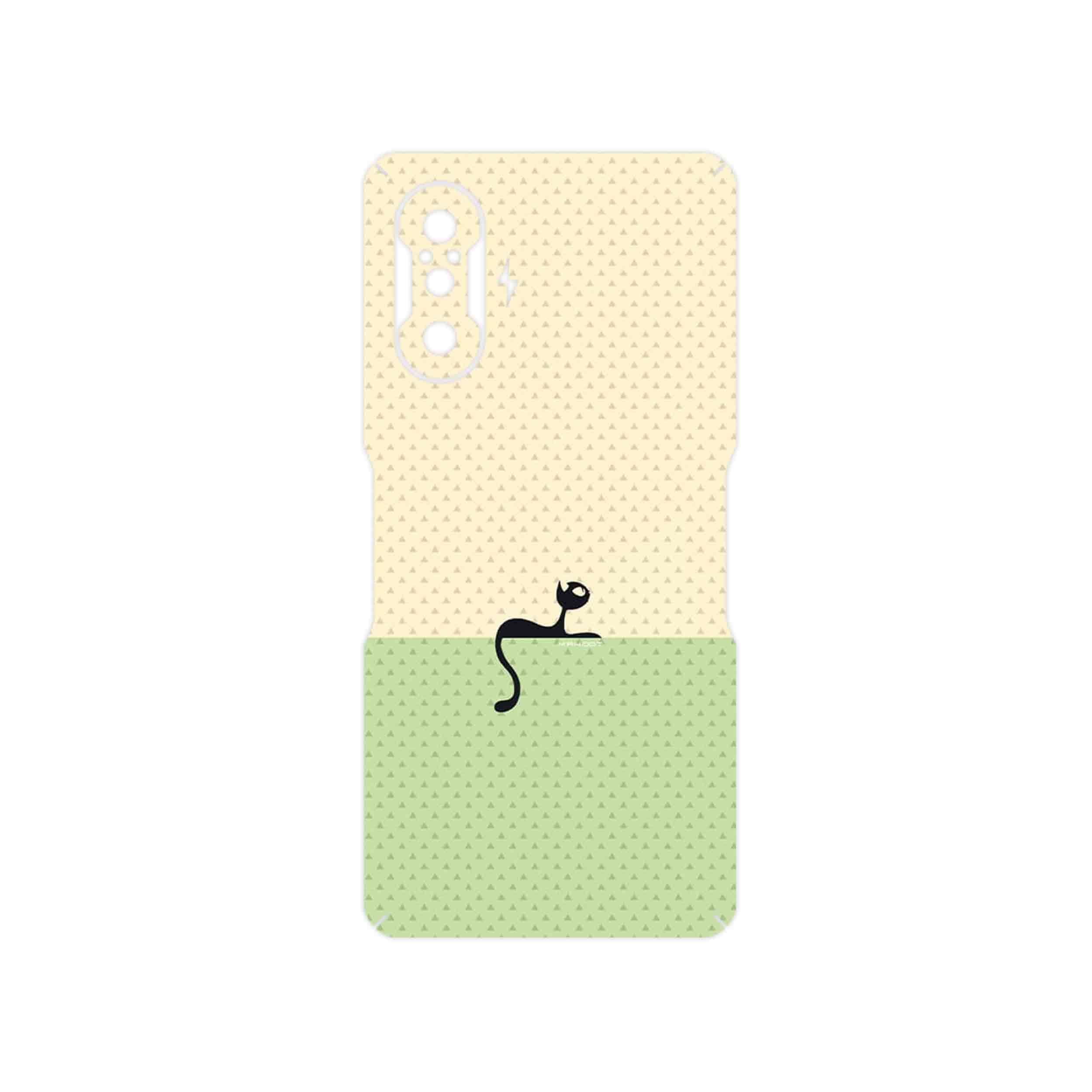 برچسب پوششی ماهوت مدل Minimal Internet Cat Icon مناسب برای گوشی موبایل شیائومی Redmi K40 Gaming