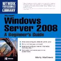 خرید و دانلود نسخه کامل کتاب Microsoft Windows Server 2008 A Beginners Guide