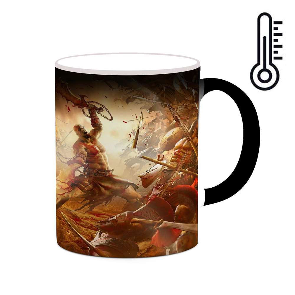 ماگ حرارتی کاکتی طرح بازی God Of War مدل mgh20984