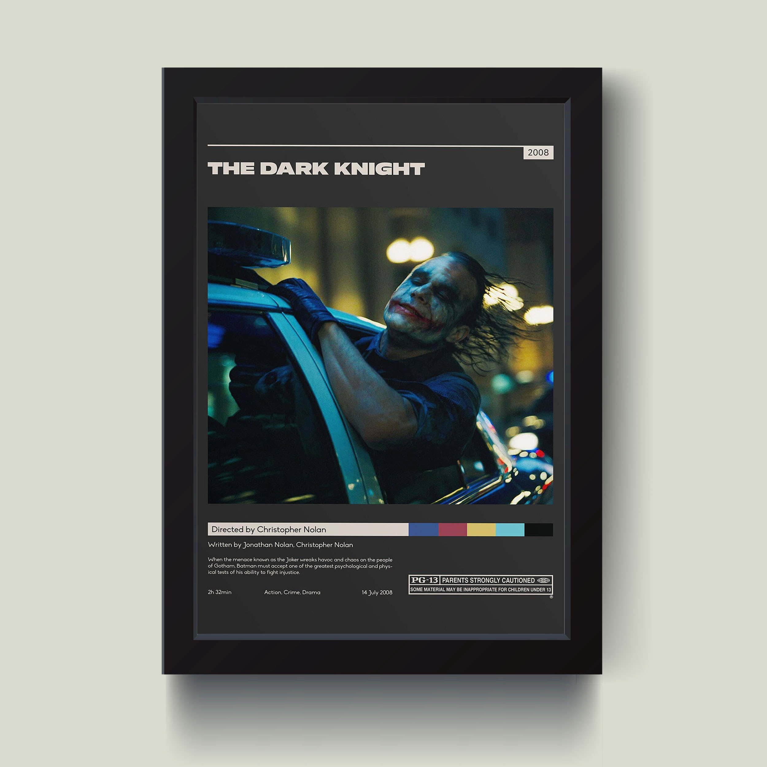 تابلو مدل The Dark Knight کدQ4326