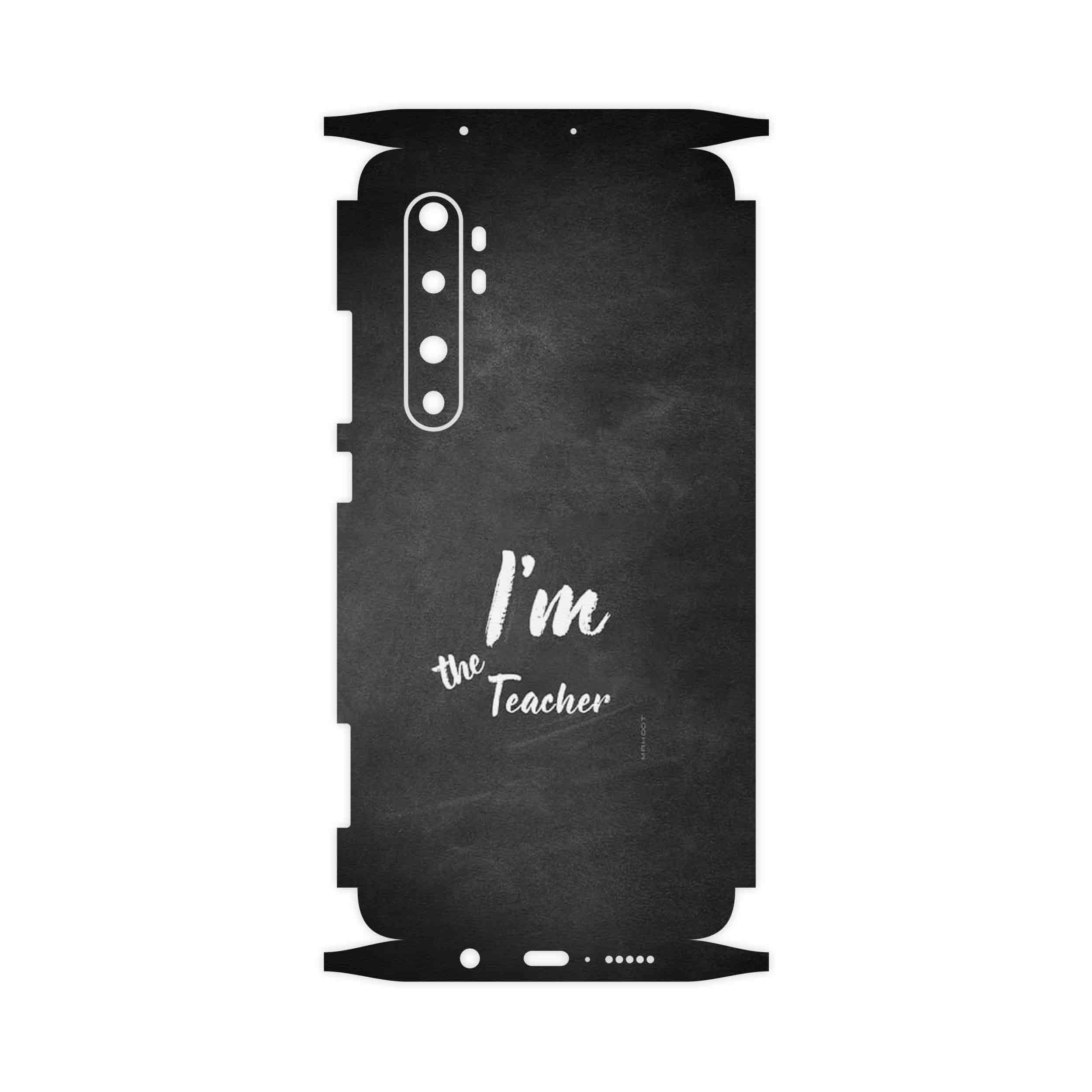 برچسب پوششی ماهوت مدل Teacher-FullSkin مناسب برای گوشی موبایل شیائومی Mi Note 10 Lite