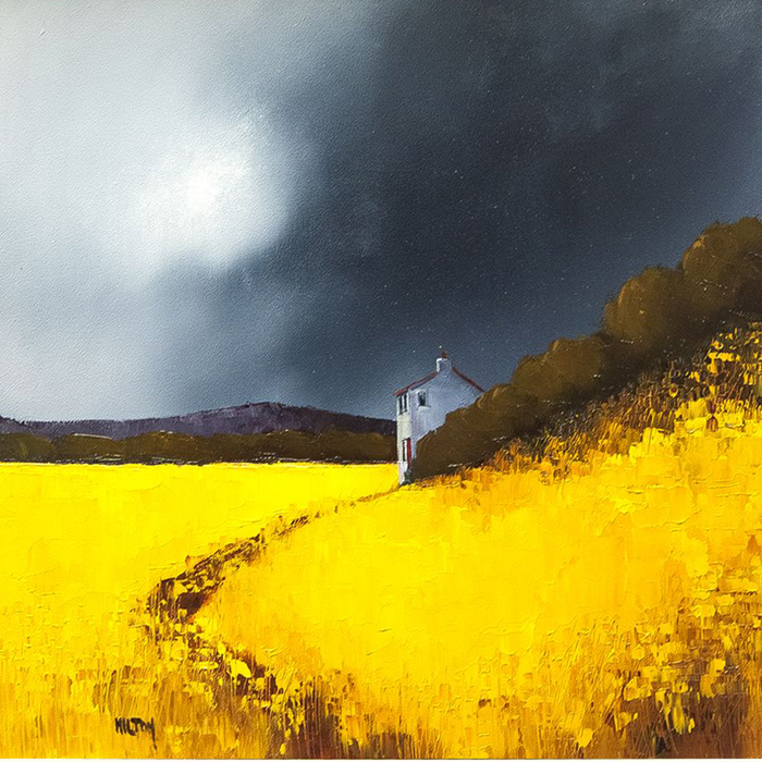 تابلو نقاشی رنگ روغن طرح مزرعه کد 1015