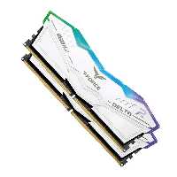 قیمت و خرید رم تیم گروپ مدل T-Force DELTA RGB DDR5 White 64GB Dual 5600MHz CL36 | یاس ارتباط