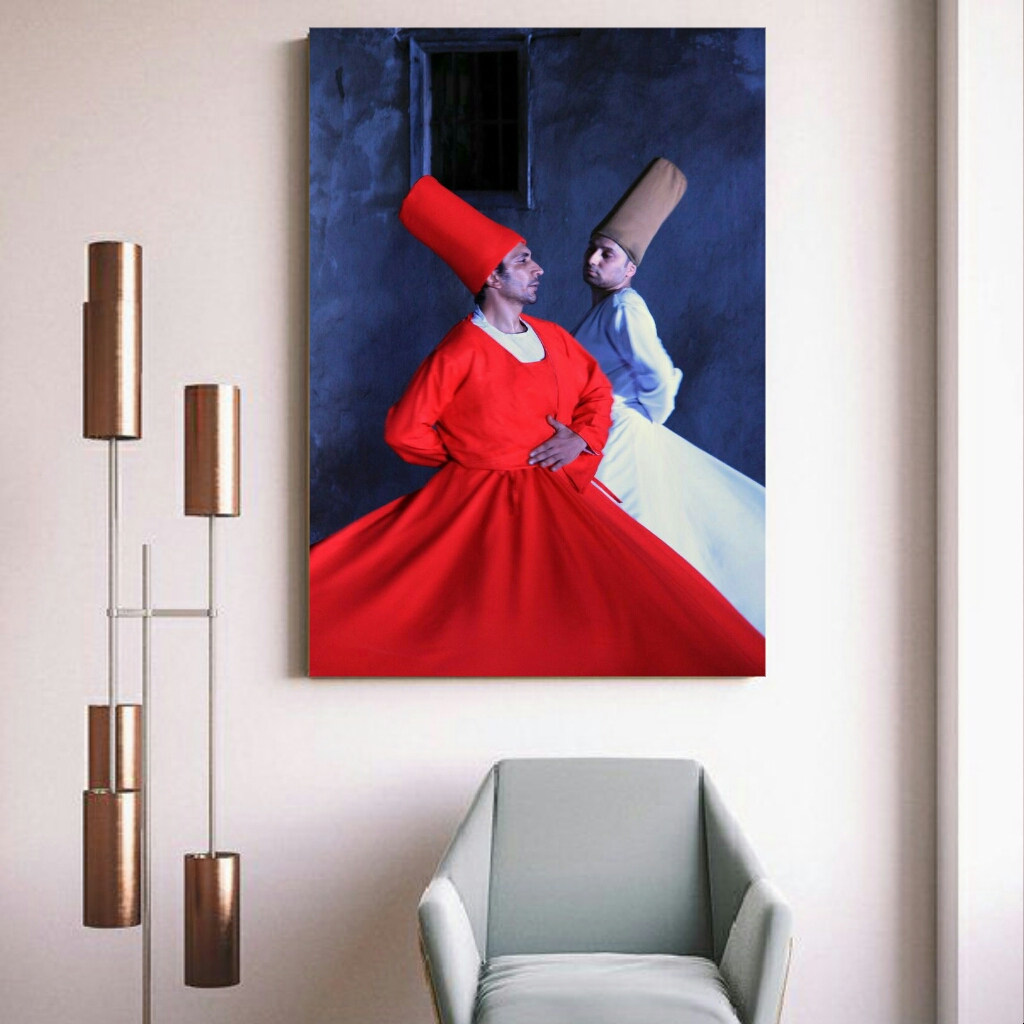 تابلو بوم طرح رقص سماع مدل TB31