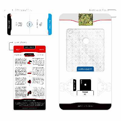 برچسب پوششی ماهوت مدل Gloss Transparent مناسب برای گوشی موبایل آنر 8C