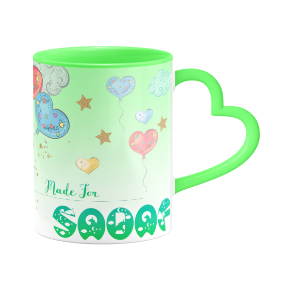 ماگ مدل اسب تک شاخ طرح صدف