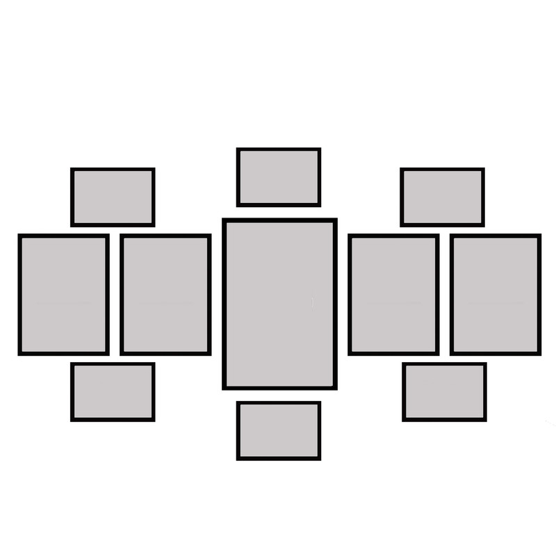 قاب عکس بکلیت مدل 215-19 مجموعه 11 عددی