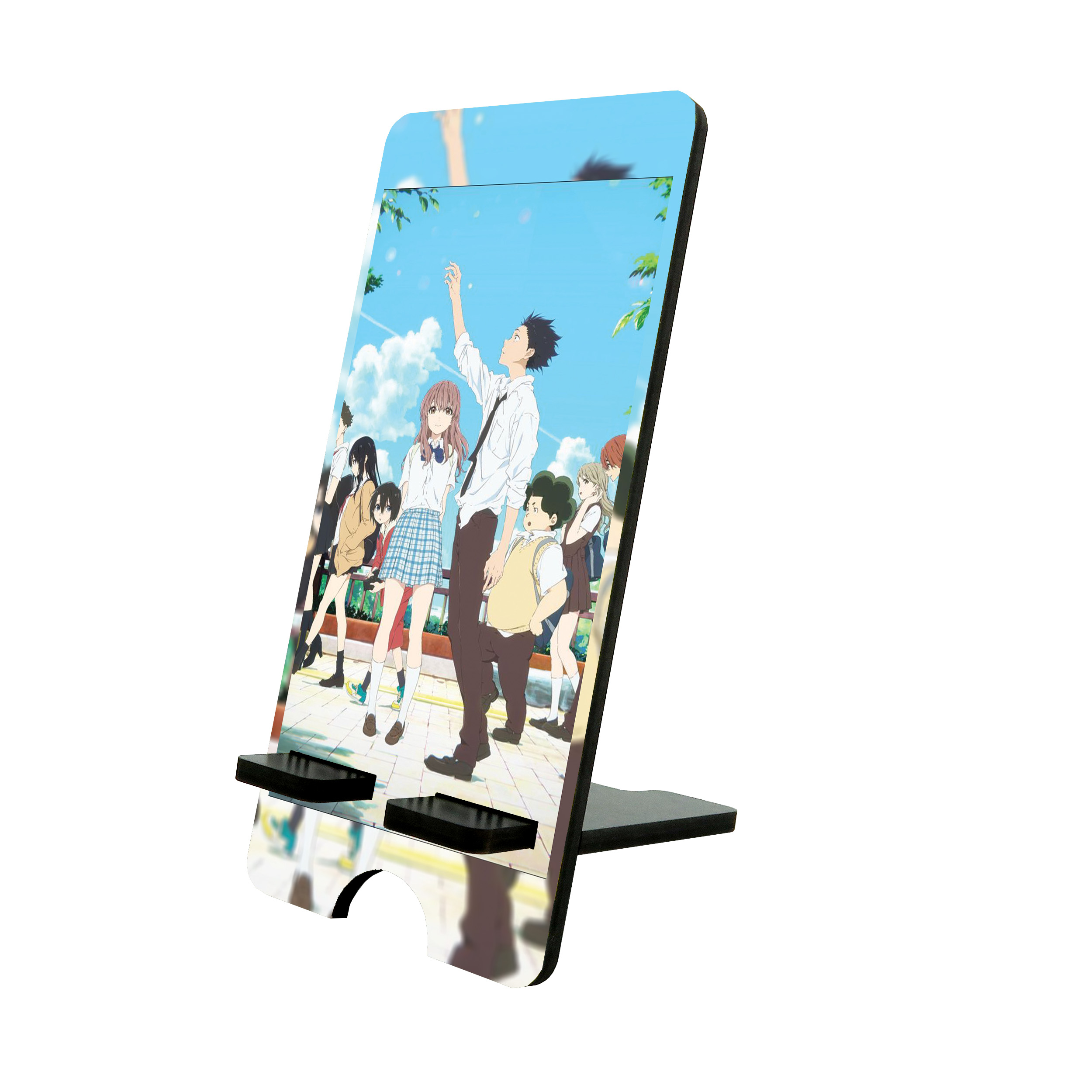 پایه نگهدارنده گوشی موبایل و تبلت طرح  انیمه صدای خاموش کد 8359665