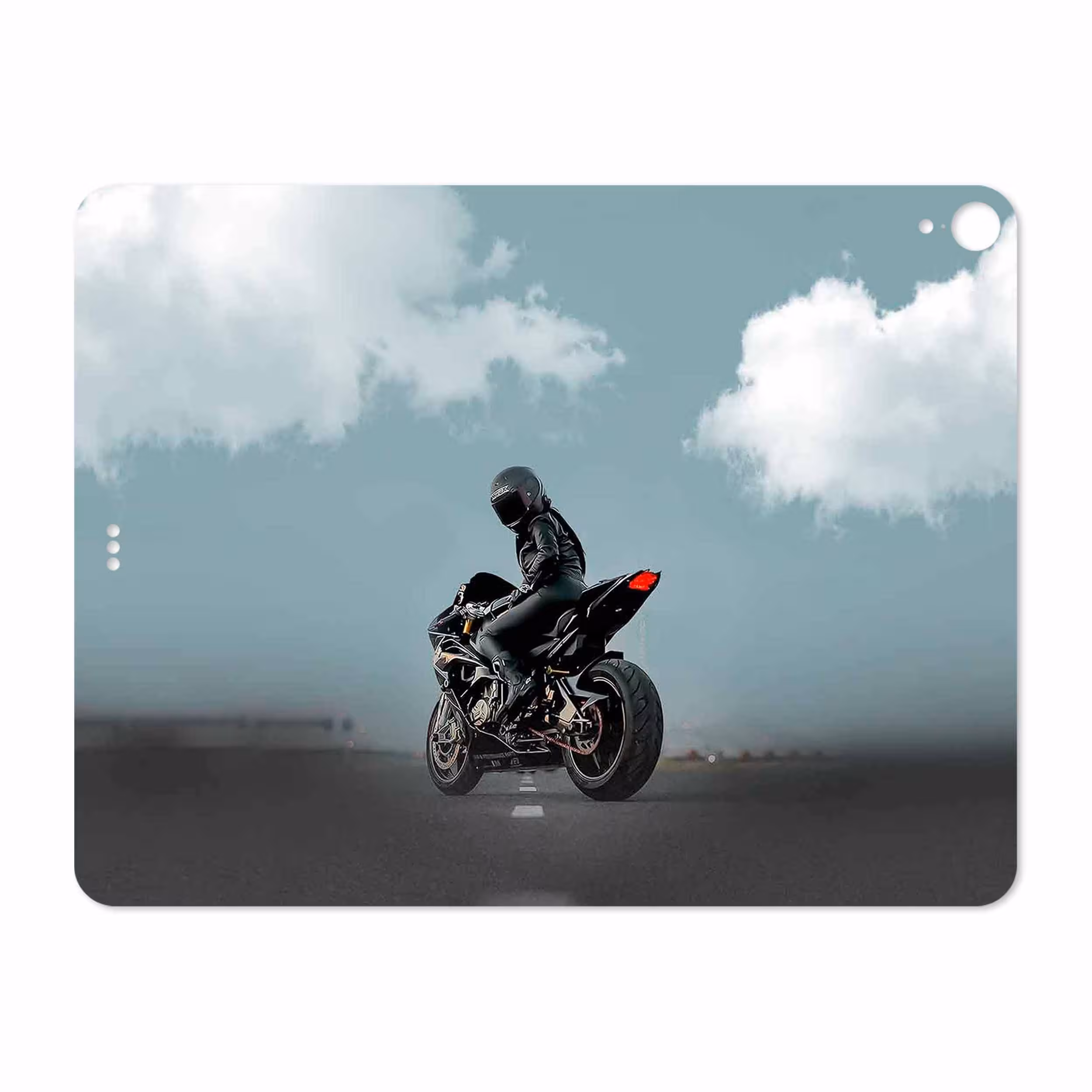 برچسب پوششی ماهوت مدل Motorcycling مناسب برای تبلت اپل iPad Pro 12.9 (GEN 3) 2018 A2014