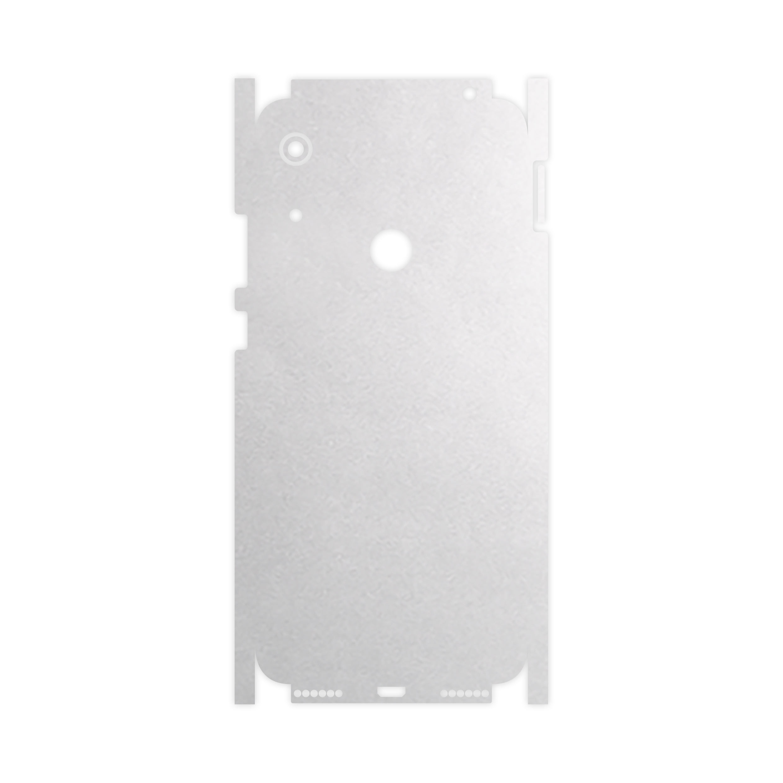 برچسب پوششی ماهوت مدل Metallic-White-FullSkin مناسب برای گوشی موبایل هوآوی Y6s 2019