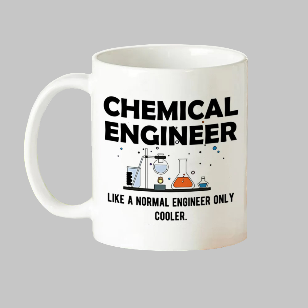 ماگ طرح دانشجو مهندسی شیمی