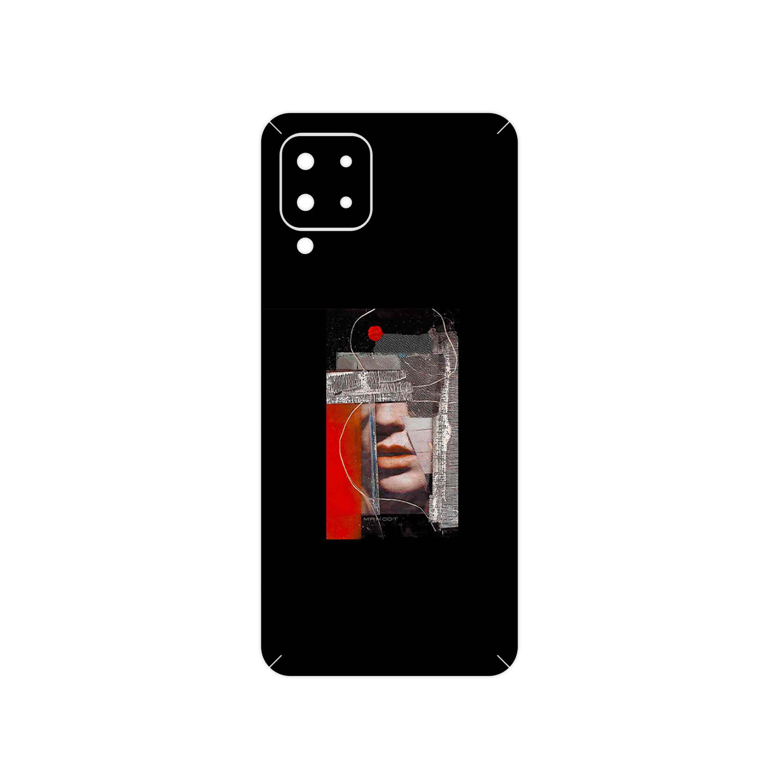 برچسب پوششی ماهوت مدل Collage of Mouth مناسب برای گوشی موبایل سامسونگ Galaxy M22