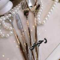 سرویس قاشق و چنگال 24نفره 120 پارچه یونیک دهانه اروپایی ضمانتی