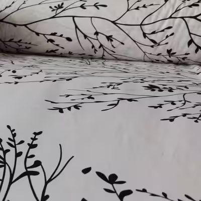 سرویس ملحفه طرح شاخه یک نفره دو تکه