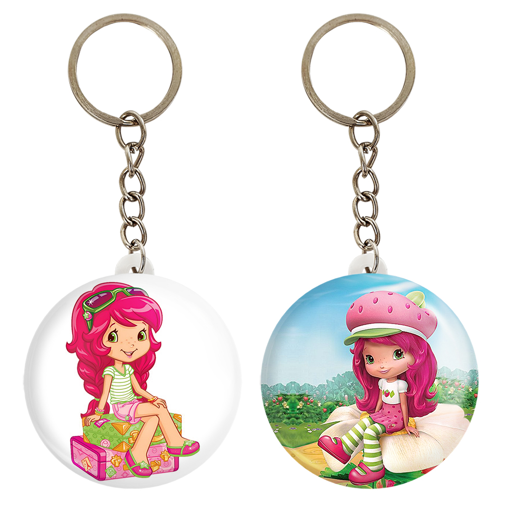 جاکلیدی خندالو مدل دختر توت فرنگی کد 16241614 مجموعه 2 عددی