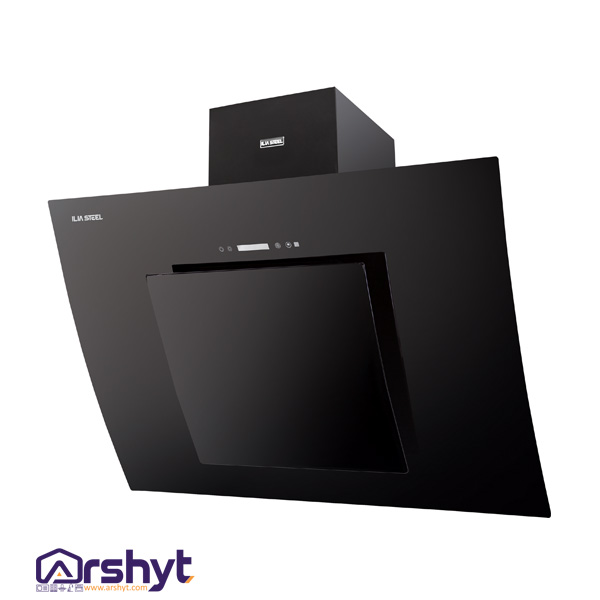 هود آرینا ایلیا استیل 90 سانت |هود مورب مشکی - لوازم خانه و آشپزخانه آرشیت