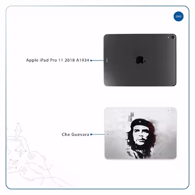 برچسب پوششی ماهوت مدل Che-Guevara مناسب برای تبلت اپل iPad Pro 11 2018 A1934
