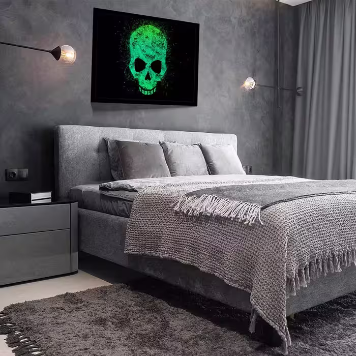 تابلو مدل skull کد F-12046