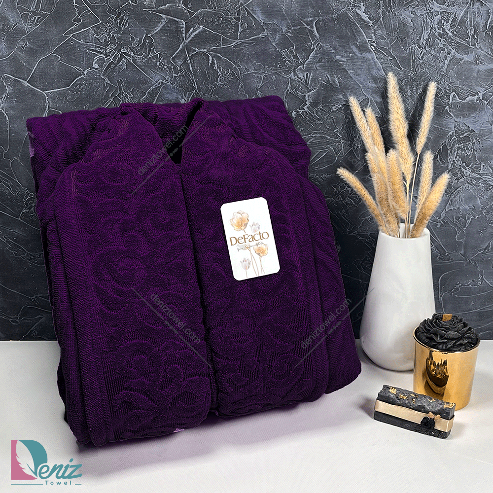 حوله تن پوش طرح الینا رنگ بنفش