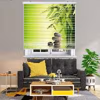پرده زبرا زیو مدل سیلوئتO 7011 سایز 150x150 سانتی متر