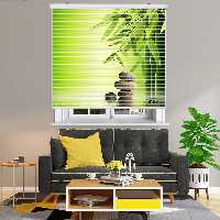 پرده زبرا زیو مدل سیلوئتO 7011 سایز 150x150 سانتی متر