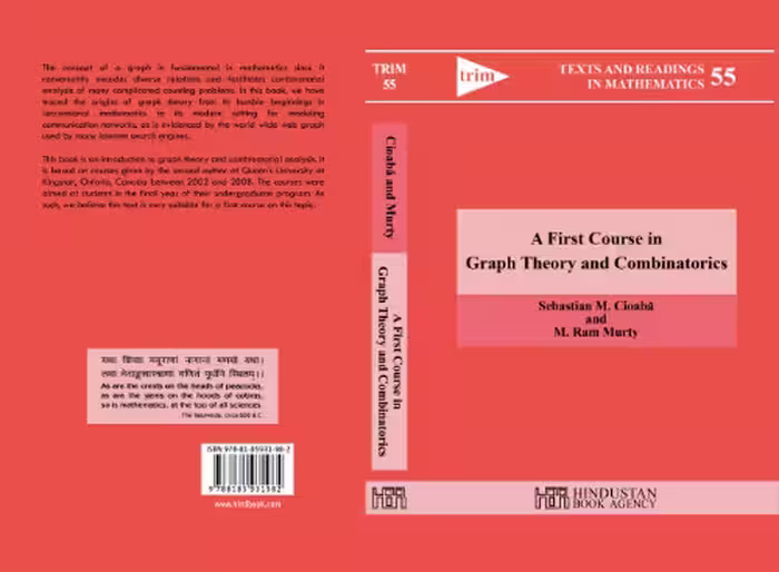خرید و دانلود نسخه کامل کتاب A First Course in Graph Theory and Combinatorics