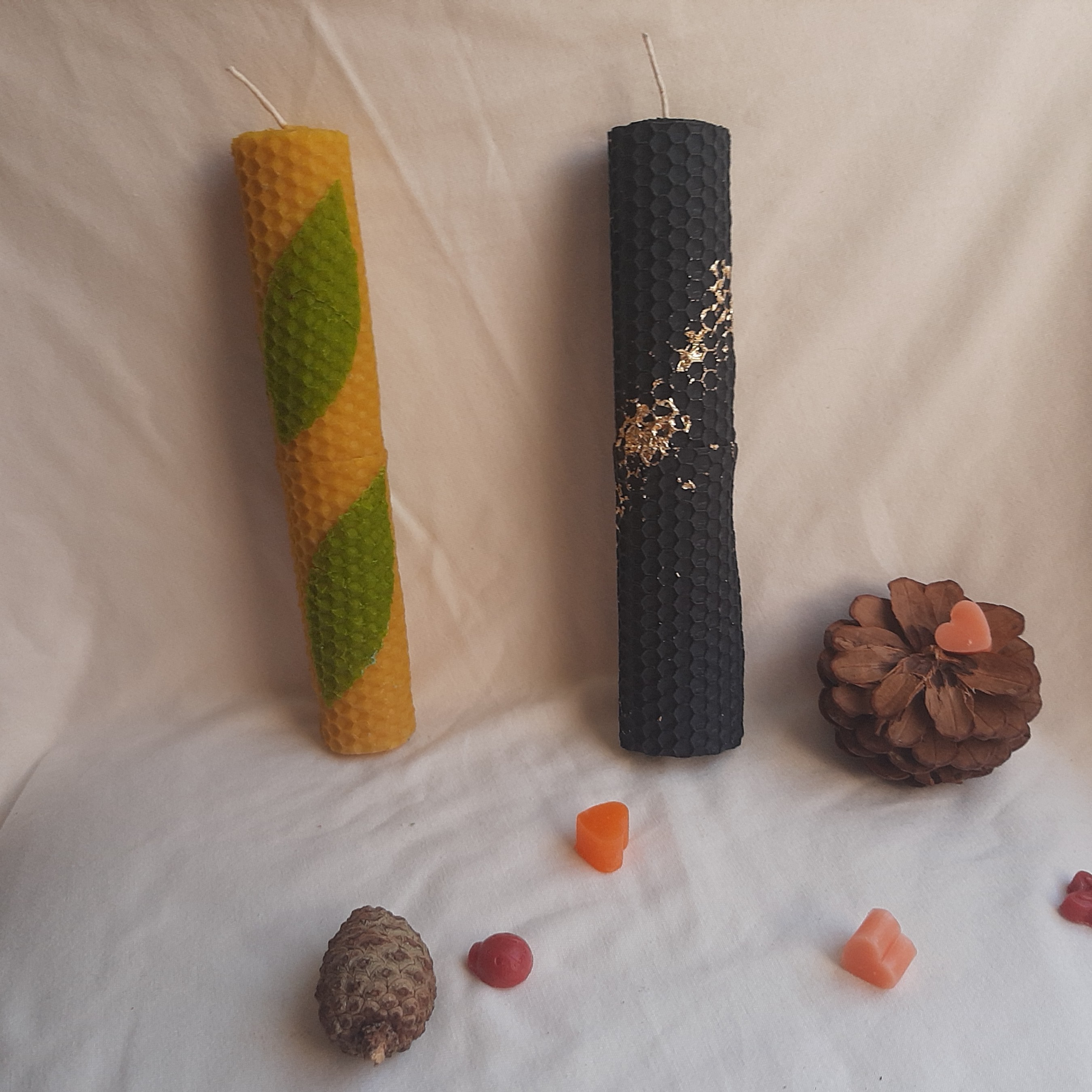 شمع بیزوکس 2 رنگ