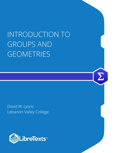 خرید و دانلود نسخه کامل کتاب Introduction to Groups and Geometries