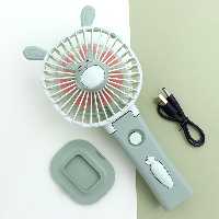 پنکه دستی شارژی فانتزی متوسط سبز 36701 کد2