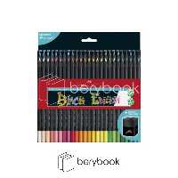 faber-castell / فابرکاستل / مداد رنگی / 50 رنگ / black edition / جعبه مقوایی / مشکی / 116450