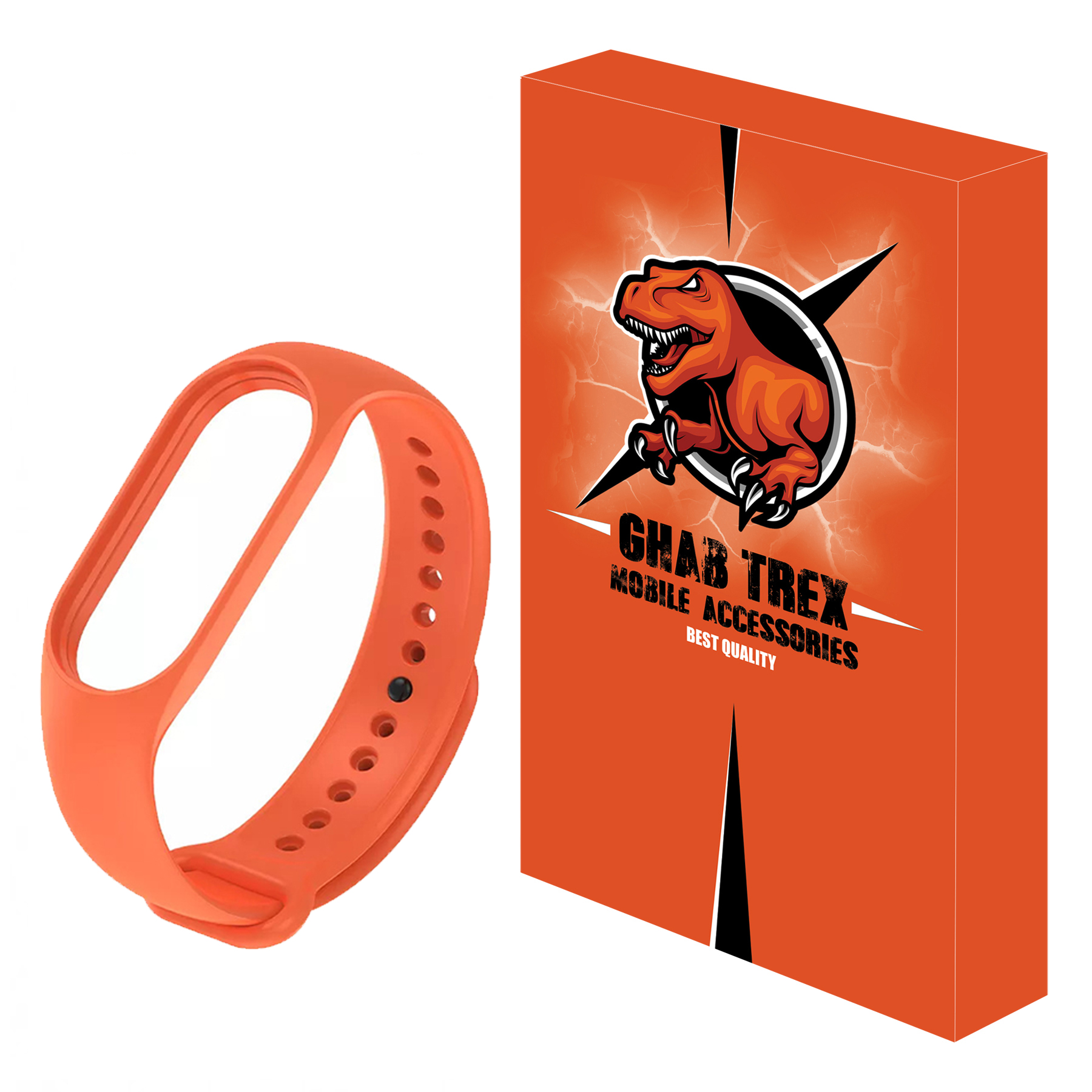 بند قاب تی رکس مدل MBD مناسب برای مچ بند هوشمند شیائومی Mi Band 5 / 6 / 7